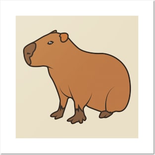 Cute Capybara Posters and Art